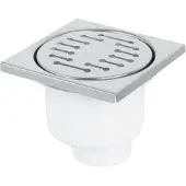 Differnz Basic - Doucheput onderuitlaat - Mat - 10 x 10 cm