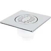 Differnz Basic - Doucheput onderuitlaat - Mat - 15 x 15 cm