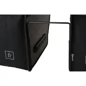 Fastrider Canvas Hybride 36 Dubbele Fietstas Zwart 47L - Afgeschuind - Waterafstotend Canvas - Reflecterend - Geschikt voor E-bike
