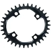 Garbaruk Melon MTB Chainring - 94 mm / Oval / Narrow-Wide - for Sram - black