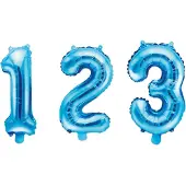 My Dream Day - Aluminium blauwe cijfer ballon - Decoratie > Ballonnen