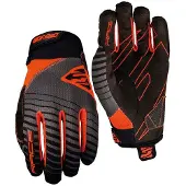 Five Race Handschoenen, oranje/zwart 2020 S | 8 MTB handschoenen