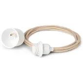 Ferm Living lampensnoer textiel 2 m Sand