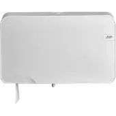 Mts euro products Toiletpapierdispenser Quartzline Q5 jumbo klein duo wit 441007