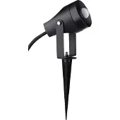 Markslöjd Tuin 24 bewegingsmelder met grondspies PIR-Sensor, zwart, Aluminium