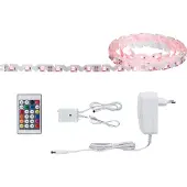 Paulmann FlexLED 3D Set RGB, 300 cm FlexLED, dimbaar, wit / opaal, Woon-/ Eetkamer, Kunststof, Modern