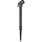 Markslöjd Tuin 24 prikspot 6 Watt Spotlight, dimbaar, zwart, Aluminium, Modern