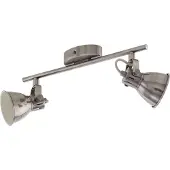 Eglo Seras - LED spot - 2-Lichts - 3,3W - nikkel-antiek/creme