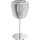 Eglo 39669 Albarino Tafellamp Staal Chroom/Gestoomd Glas - 1 x E27