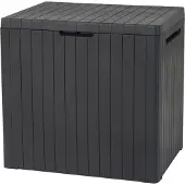 Keter City Opbergbox, 113 liter, grafietkleur. 246941