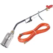 Rothenberger Dakbrander - 5m slang - Piezo ontsteking - 600 mm branderpijp