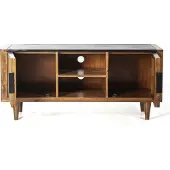 Eleonora TV-meubel 'Carter' Mangohout en marmer, 125cm