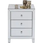 Kare design Luxury Ladekast 3-Laden - B49xD41xH66 Cm - Spiegelglas