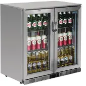 Polar 2-Deurs Barkoeling met Klapdeuren | RVS | 208L (90 tot 150 cm)