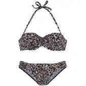 LASCANA Bikini bruin / zwart / natuurwit