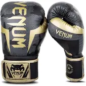 Venum Elite bokshandschoenen Dark Camo/goud