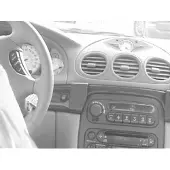 Brodit ProClip houder geschikt voor Chrysler 300M 1999-2004 Center mount