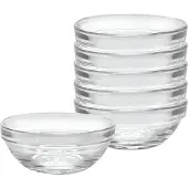 Duralex Schaal Lys Stapelbaar 9cm A 6st Transparant transparant Glas