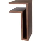 Maze F-shelf Wandplank Links Walnoot - Nachtkastjes Walnootfineer Walnut - 305119