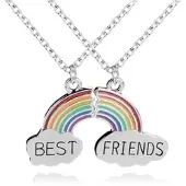 LGT JWLS BFF Ketting LGT Jewels Best Friends Regenboog