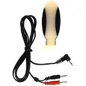Rimba Electro Sex - Siliconen Dildo Plug Klein - Bi-polair - Diameter 80 mm