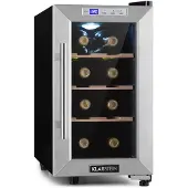 Klarstein Reserva 8 Uno wijnkoelkast 23 liter 8 flessen 11-18 °C 26 dB rvs