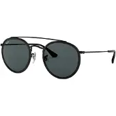 Ray-Ban Round Double Bridge RB3647N Black / Grey