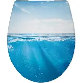 Mueller Toza Waves softclose toiletzitting met Quick-Release