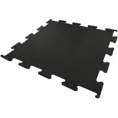 NRG Wellness Fitness Vloer Interlock 8 mm full black 100x100x0,8cm