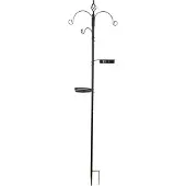 Esschert Design Voederstation H200cm Zwart zwart Metaal