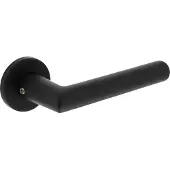Intersteel Deurkruk Broome op rozet - aluminium/zwart