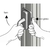 Reer Sicherheitsschloss für Fenster-/Balkontür - - One Size - Sicherheitsausrüstung