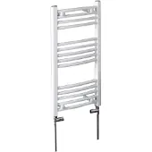 Eastbrook Wendover gebogen handdoekradiator 75x60cm 314W wit glans