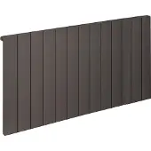 Eastbrook Rosano horizontale aluminium radiator 60x123cm Antraciet 1443 watt