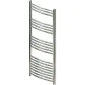 Eastbrook Wendover gebogen handdoekradiator 40x120cm 304W chroom