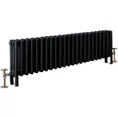 Eastbrook Rivassa 2 koloms verwarming 30x137,3cm Antraciet 1067 watt