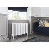 Eastbrook Rivassa 4 koloms radiator 135x30cm staal 1633W wit glans