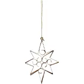 Ptmd christmas burn ijzere hanger ster lang open l