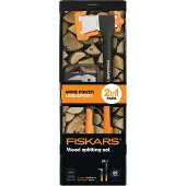 Fiskars X21 Bijl Met XA2 Pikhaak Set - Houtbijl - 2 in 1 - Handsappie - WoodXpert