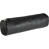 Maverick SARATOGA Leren Pennenetui rond - ritssluiting - zwart