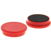 Smit Visual Whiteboard Magneten 30 mm - Rood - 10 Stuks