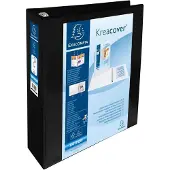 Exacompta Presentatie Ringband A4 Maxi zwart 4D
