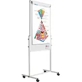 Smit Visual Flipover Combi - Whiteboard / Prikbord - Magnetisch