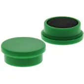 Smit Visual Whiteboard Magneten 25 mm - Groen - 10 Stuks