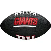 Wilson Mini ballon de Football Américain Soft touch NFL team logo New York Giants Noir