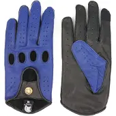 Gladiator racing leren autohandschoenen space blue