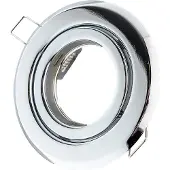 Groenovatie Inbouwspot - Rond - Kantelbaar - GU10 Fitting - Ø 100 mm - Chroom