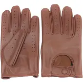 Swift retro racing leren handschoenen nappa bruin