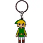 Difuzed Zelda - Link with Moveable Head Metal Keychain