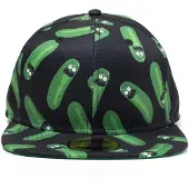 Difuzed Rick and Morty Pet - Pickle Rick Snapback - Zwart